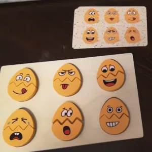 Az ügyfél, D****a által kapott Érzelem Párosító Puzzle Játék.