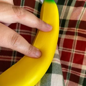 D****k vásárlótól kapott Anti-Stressz Nyomkodható Banán Játék.