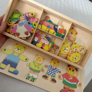 A***e vásárlótól kapott Fa Öltöztetős Puzzle Készlet.