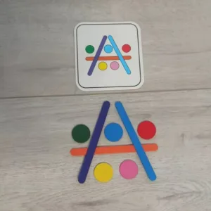T***e vásárlótól kapott Fa Szivárvány Bot Puzzle.