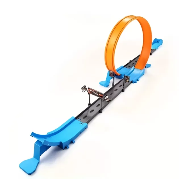 katapult játékautó, versenypálya