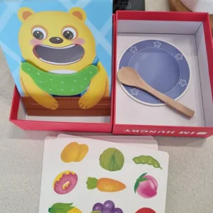 Joc de simulare a hrănirii Montessori primit de la cumpărătorul A***a.