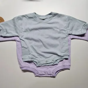 Body cu mâneci lungi pentru bebeluși, din bumbac, primit de la clientul E******c.