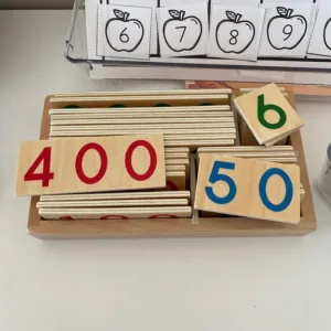 Carte cu Numere din Lemn pentru învățarea matematicii, primită de la cumpărătorul M***e.