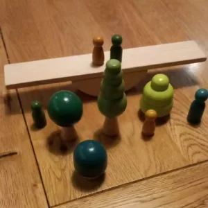 Joc de construcție Montessori primit de la cumpărătorul E****d, blocuri de lemn.