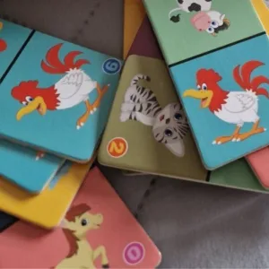 Set de Domino cu Animale din Lemn, primit de la cumpărătorul M****z.