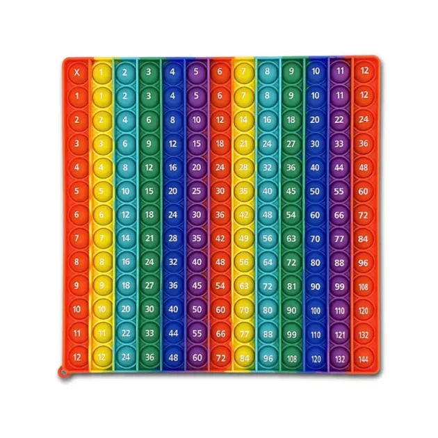 fidget toy, pop toy, math toy, multiplication toy, math learning toy