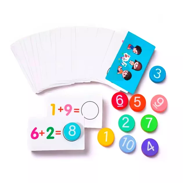 educational toy, math toy, mathematical cards
