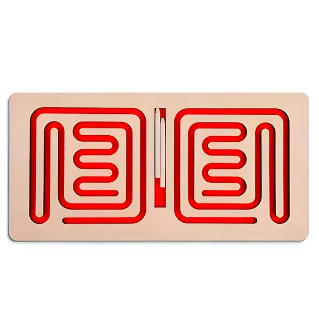 brain puzzle toy, wooden maze, brain development toy