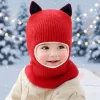 balaclava with ears, knit balaclava, balaclava hat