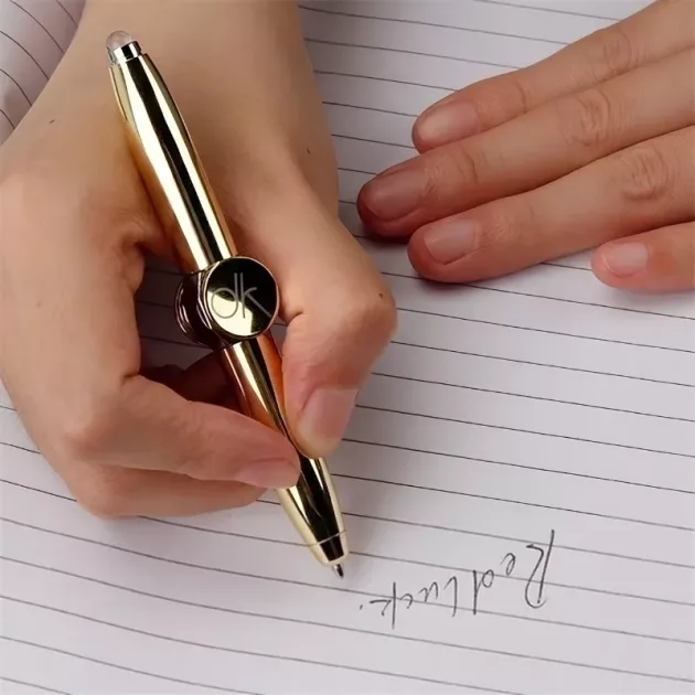 spinner pen, fidget pen, rotating pen, fidget spinner pen