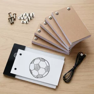 LED fényes rajztábla átrajzoló lappal és flipbookokkal