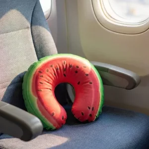 Aranyos felfújható U alakú ergonomikus utazó nyakpárna gyerekeknek